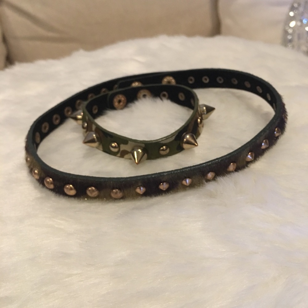 Necklace/choker and matching bracelet